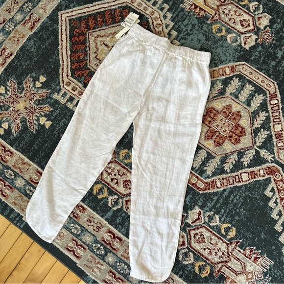 Caslon Tulip Hem Linen Pants - Picture 5 of 5
